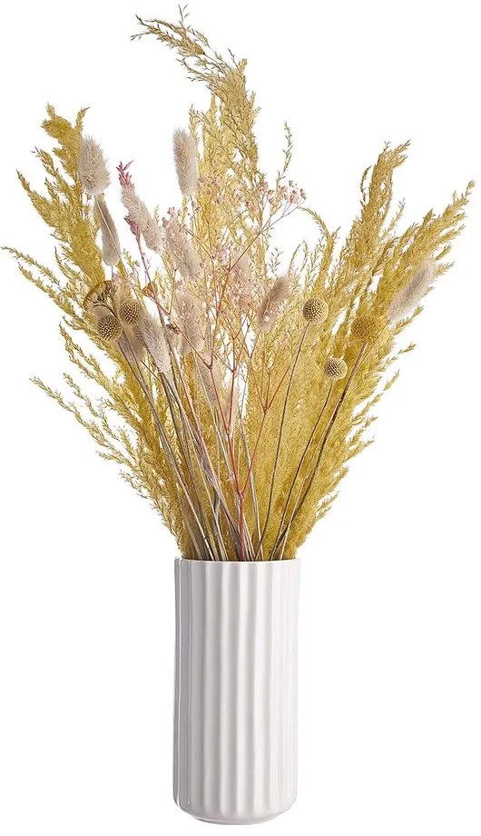 LIV Keramická váza 20 cm - biela