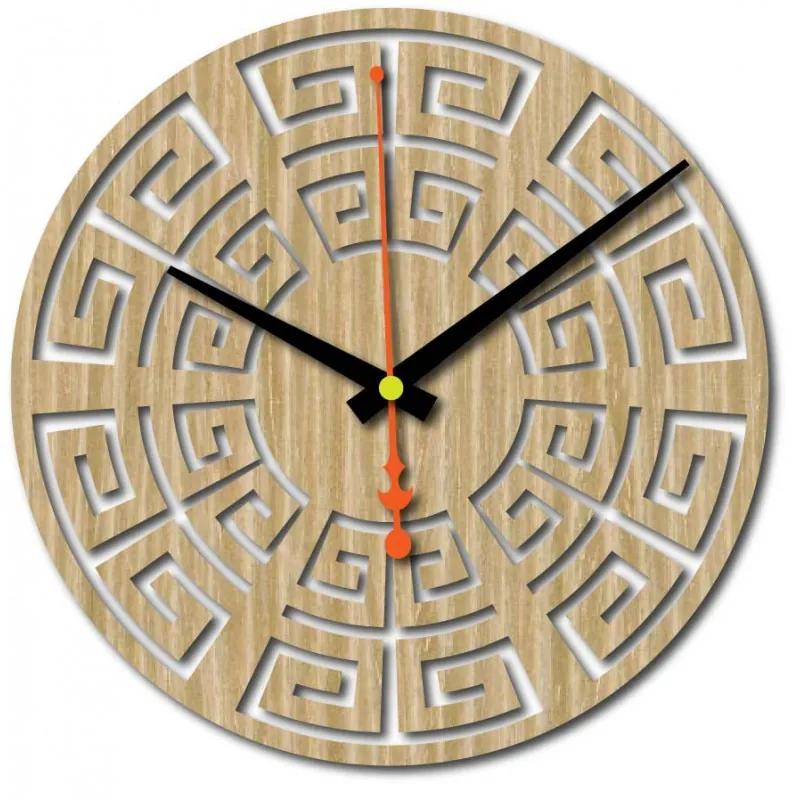 Stylesa Nástenné hodiny z drevenej preglejky FAREBNÉ PR0157 i čierne