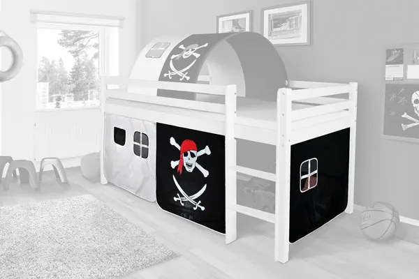 MG Záclonka na vyvýšenú posteľ POLA / SORO Motív: Pirate