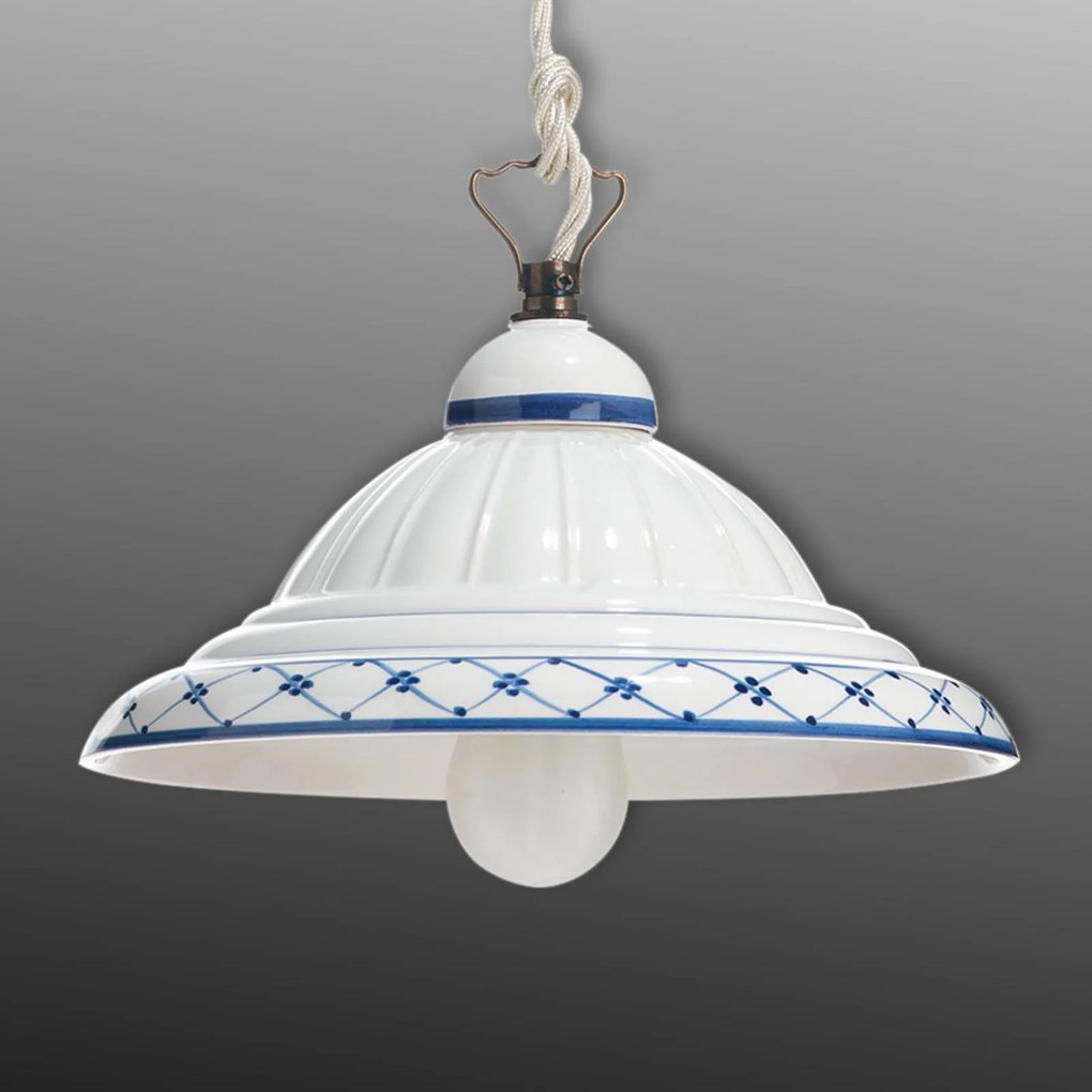 Keramická závesná lampa Firenze vidiecky štýl