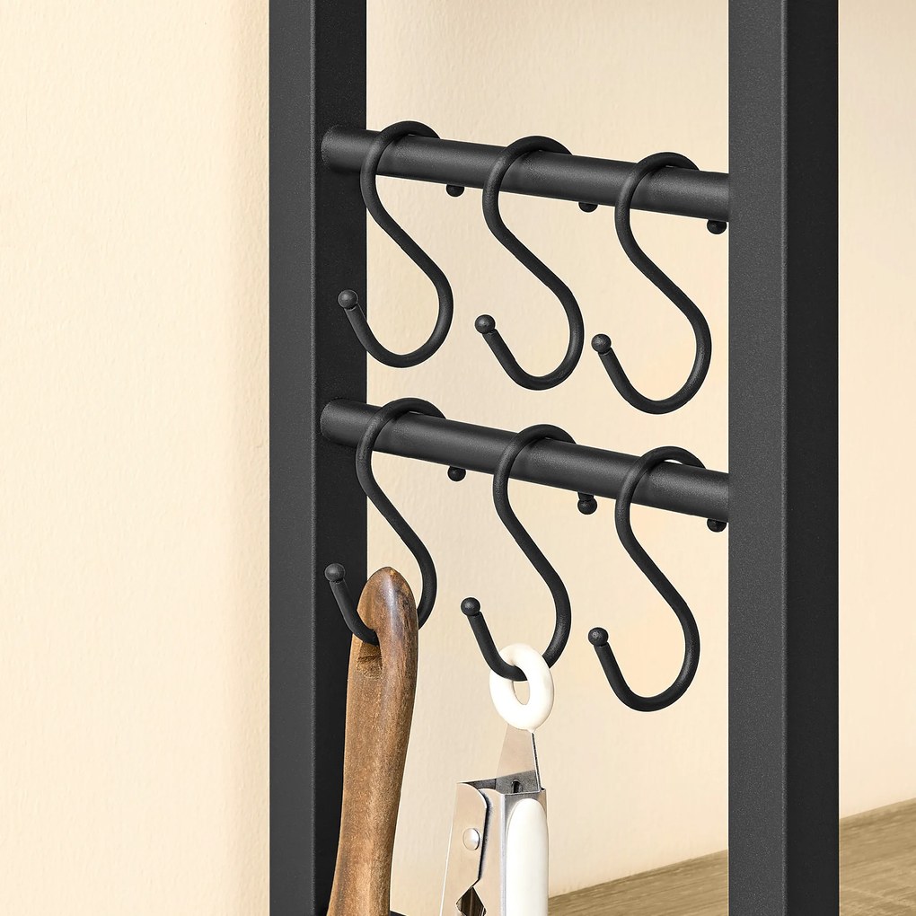 Kuchynský regál TAYLOR ARTISAN 6 políc, 167x60 cm