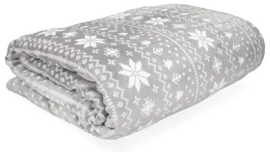 Deka LUMI sivá / biela
