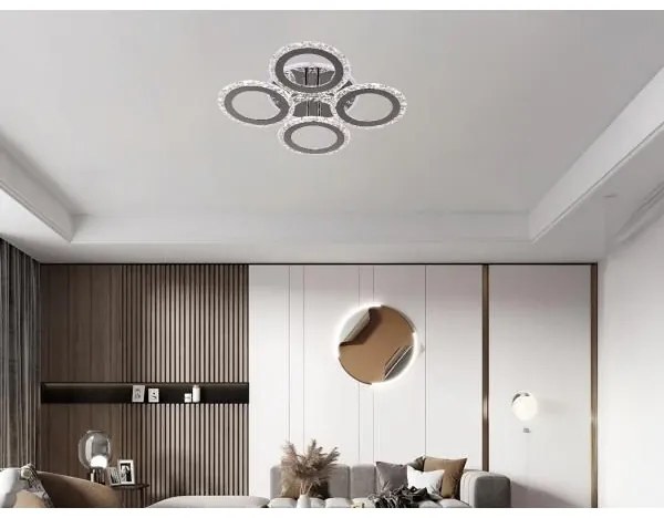 LED Stmievateľný prisadený luster LED/55W/230V 3000-6500K + DO