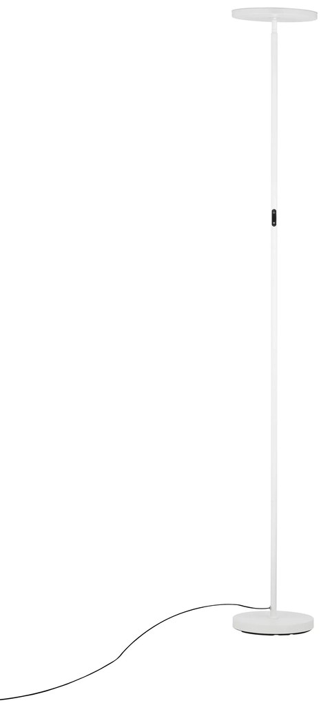 LED stmievateľná čierna stojaca lampa Sinkro
