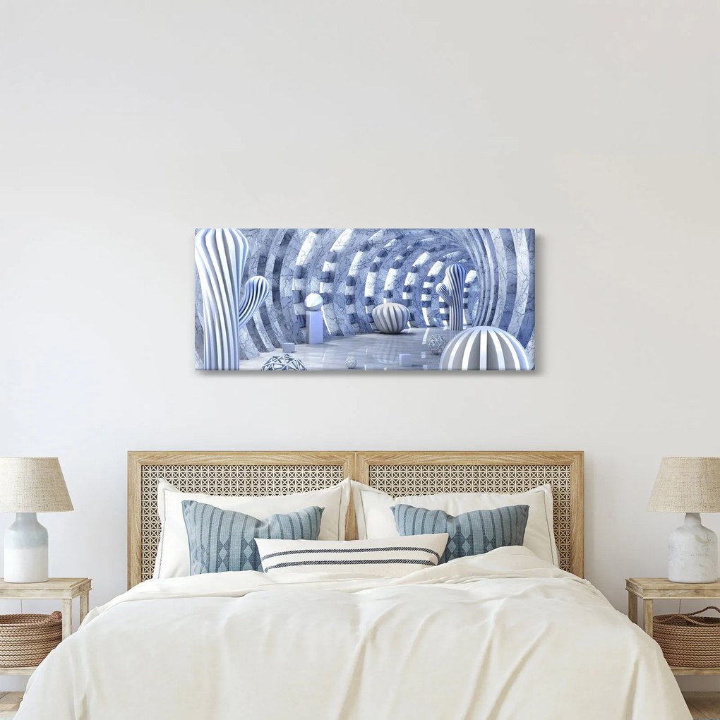 Obraz - 3D abstrakcia (120x50 cm)