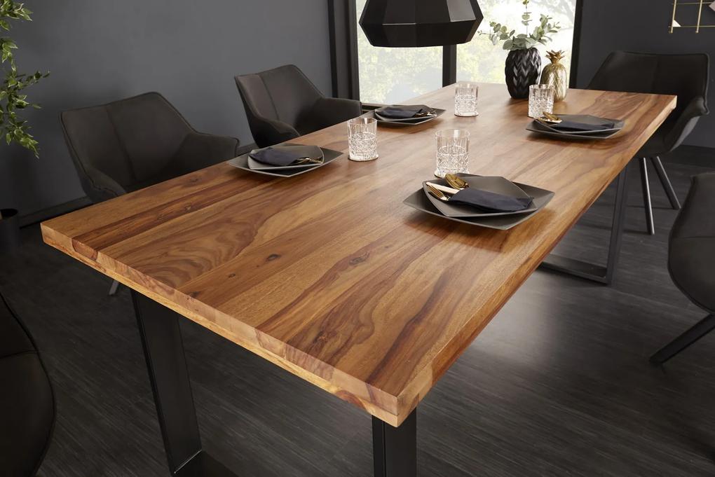 Jedálenský stôl 40818 180x90cm Masív drevo Palisander