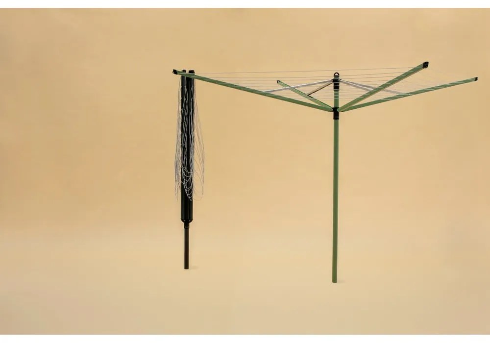 Antracitový vonkajší sušiak na bielizeň 50 m Topspinner – Brabantia