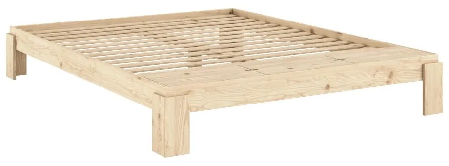 Dvojlôžková posteľ z borovicového dreva s roštom v prírodnej farbe 180x200 cm Layers – Karup Design