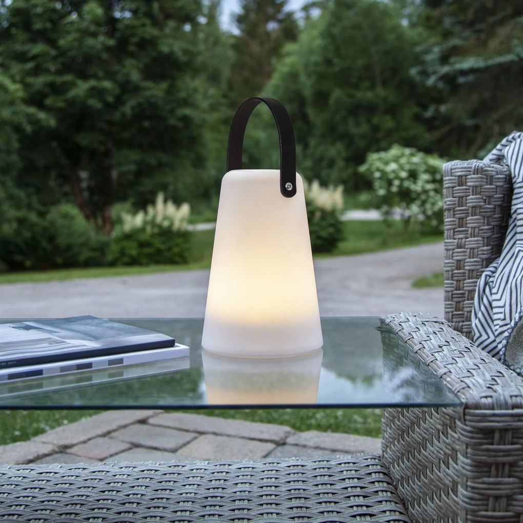 STAR TRADING Prenosný svietiaci LED lampáš Outdoor 20 cm