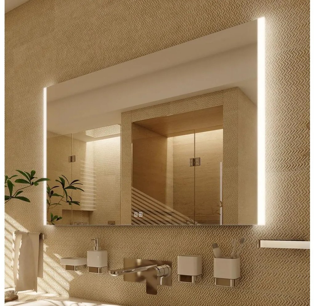 NIMCO ZP 11003VX - LED Kúpeľňové podsvietené zrkadlo 3000-6500K 70x80 cm IP44