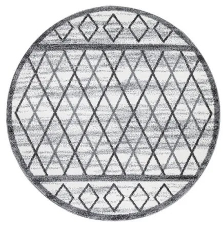 Koberec Young 954 sivý kruh