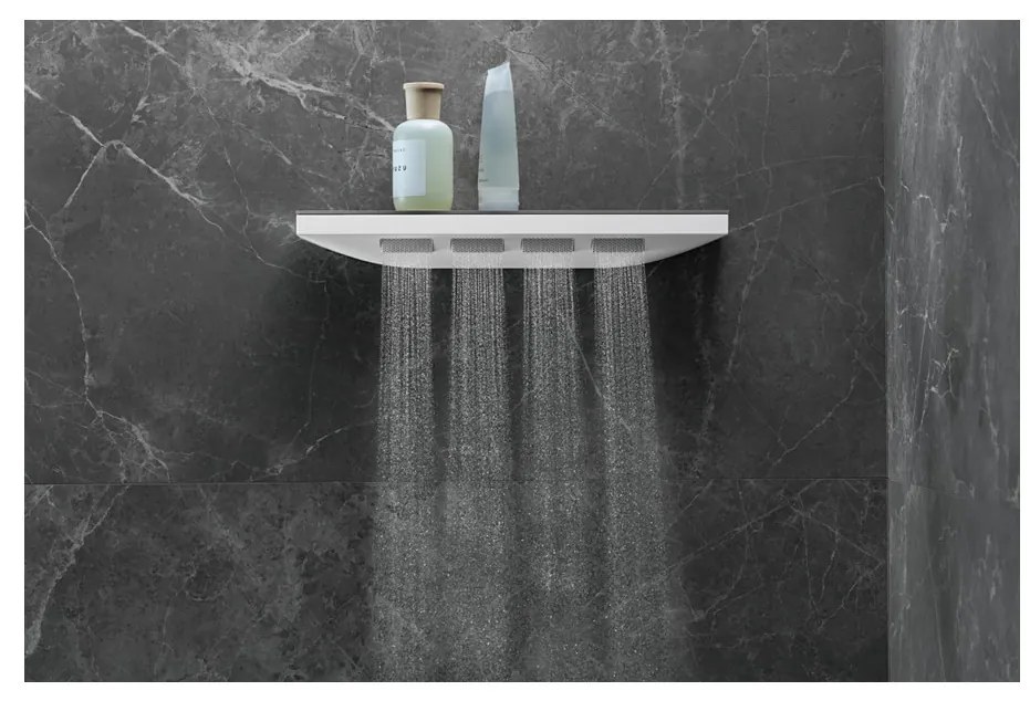 Hansgrohe Rainfinity, šijová sprcha 500 1jet s poličkou, chrómová, HAN-26243000