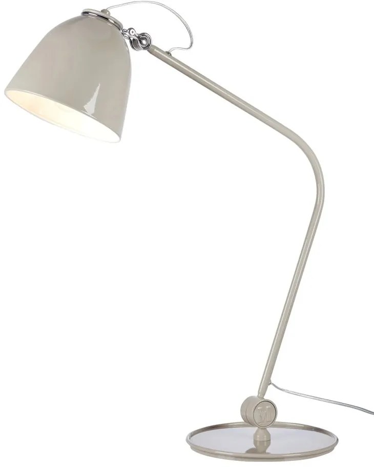 Sivobéžová stolová lampa s kovovým tienidlom (výška 47 cm) Tilt – Markslöjd