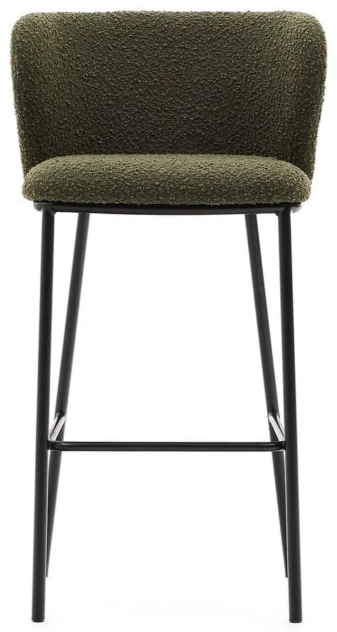 Zelená barová stolička (výška sedadla 75 cm) Ciselia – Kave Home