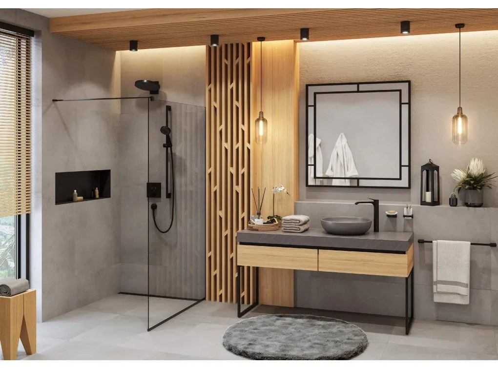 Hansgrohe AddStoris, držiak na uterák, matná čierna, HAN-41747670