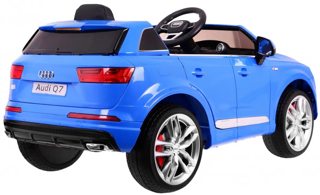 RAMIZ Elektrické autíčko Audi Q7 Quattro S-Line + diaľkové ovládanie + EVA + MP3 LED rádio