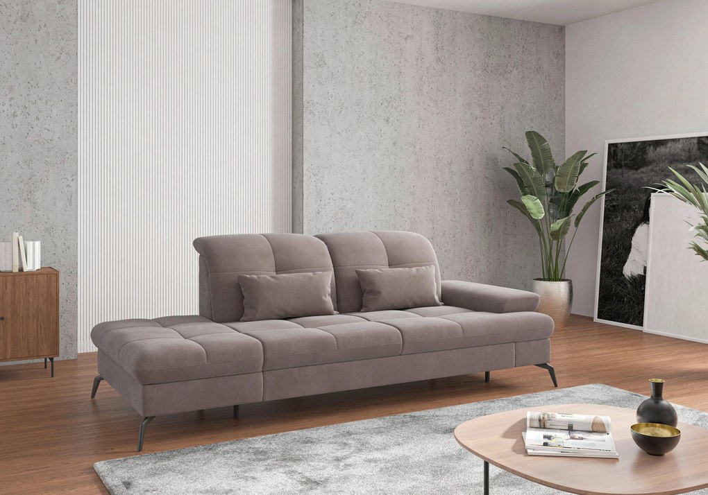XXXLutz LEŇOŠKA, textil, taupe Sit & More - Online Only obývacie izby - 000144011580