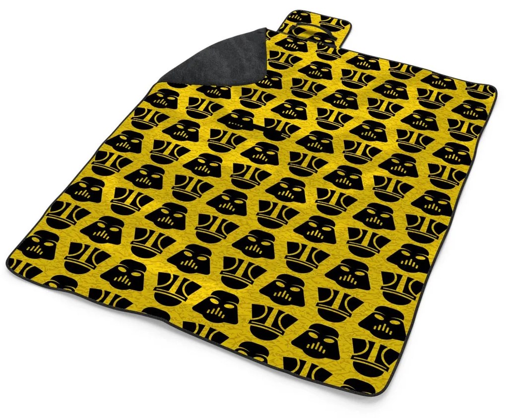 Sablio Plážová deka Star Wars Stormtrooperi Pattern na žltej: 200x140 cm