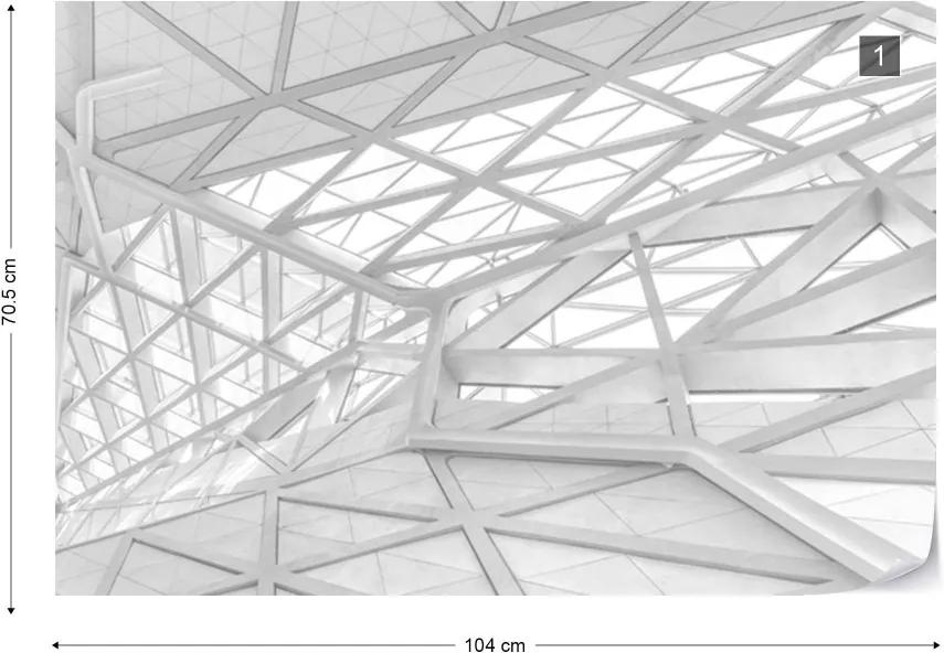 Fototapeta GLIX - White Web + lepidlo ZADARMO Vliesová tapeta  - 104x70 cm