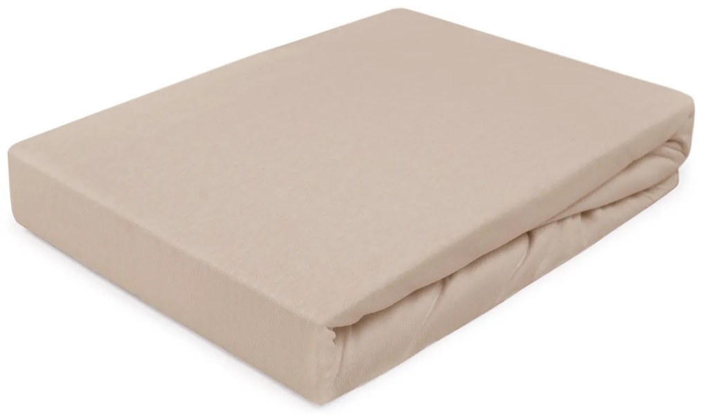 JERSEY PRESTIERADLO 018/170 180X200 CM BÉŽOVÉ