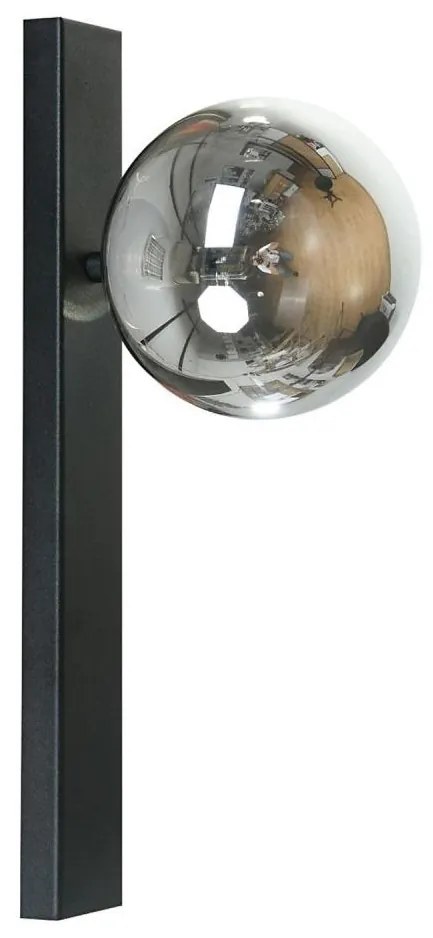 Zuma Line 1218 - Nástenné svietidlo SERENITY 1xG9/8W/230V čierna/dymová čierna