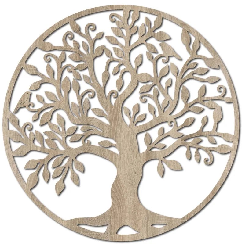 Obraz strom života do obývačky I Drevená nástenná dekorácia I SENTOP FB-HDF0206