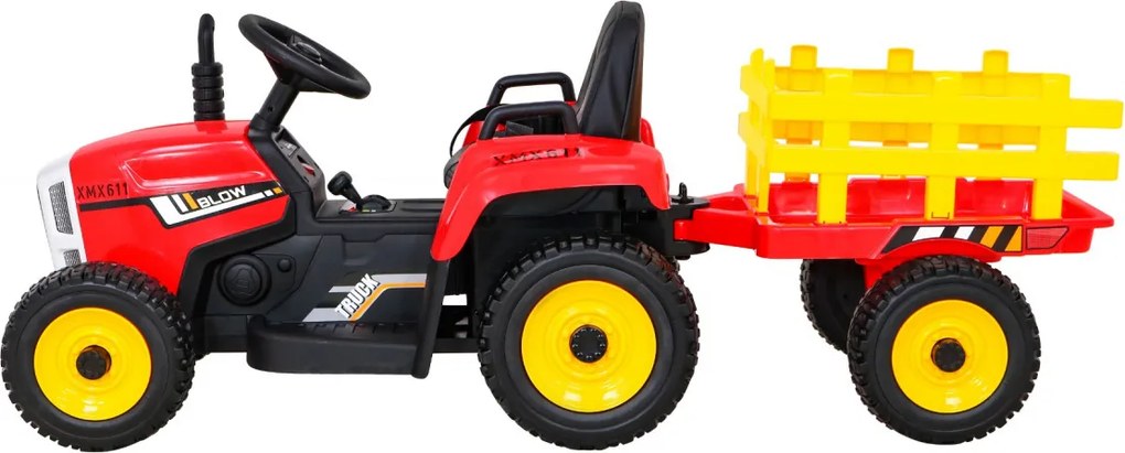 Ramiz Traktor s prívesom BLOW červený