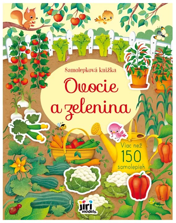 Samolepková knižka Ovocie a zelenina