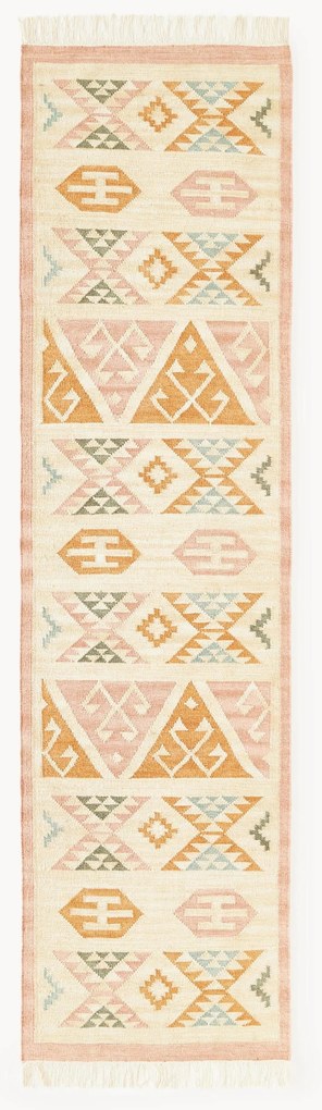 Ručne tkaný vlnený behúň Anisa