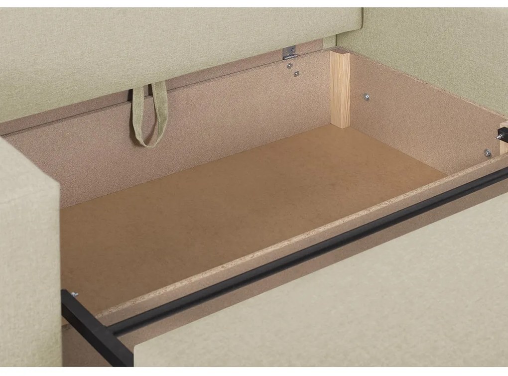 Pohovka pre 2 osoby s funkciou spania MONDI Hnedá