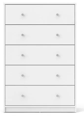 Biela komoda 72x108x30 cm May – Tvilum