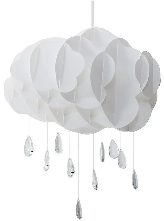 Elegantná závesná lampa v tvare oblakov AILENNE Beliani