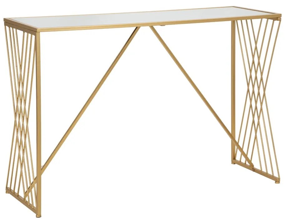 Konzolový stolík v zlatej farbe 40x120 cm Easy – Mauro Ferretti