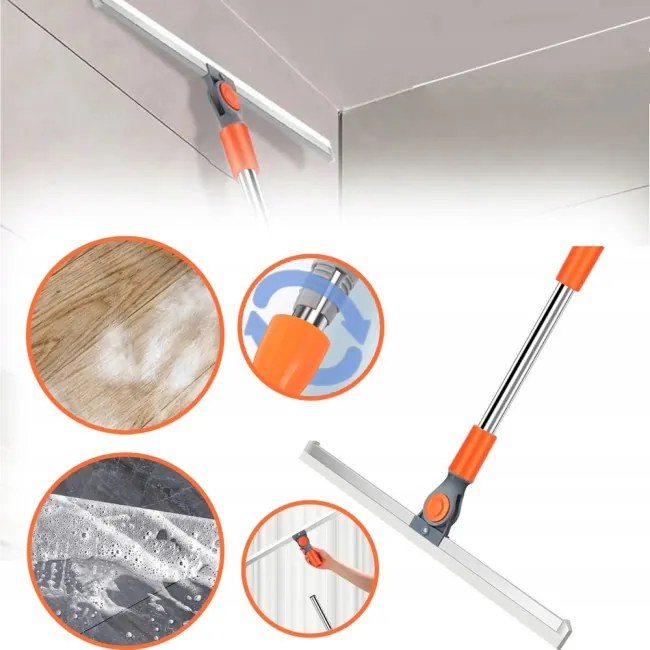 Teleskopická stierka strieborná