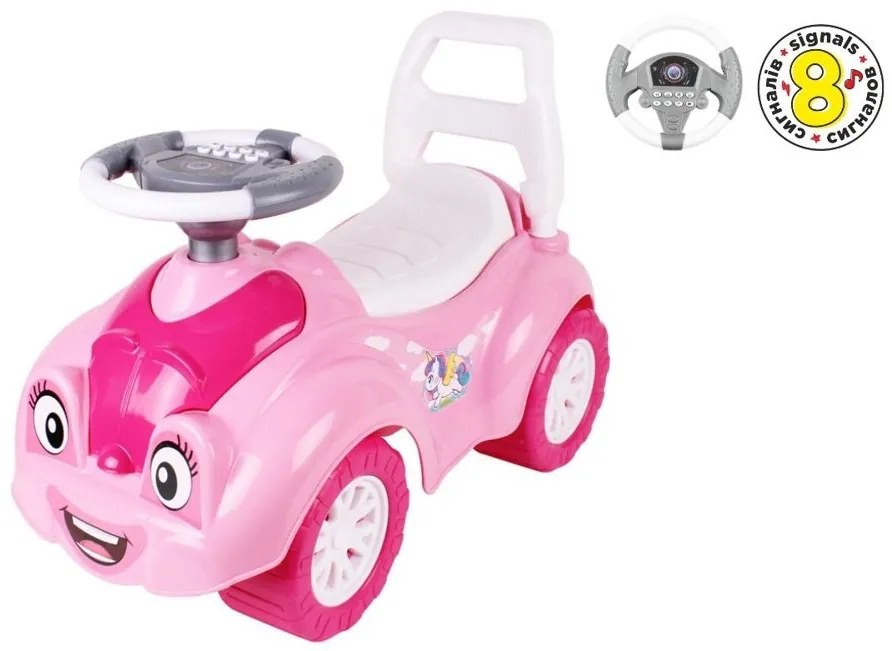 LEAN TOYS Detské odrážadlo 6658 - ružové