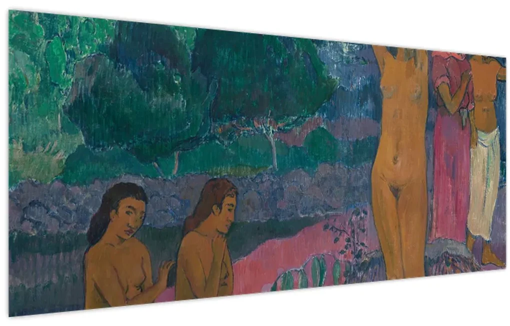 Obraz - Paul Gauguin, The Invocation, reprodukcia (120x50 cm)
