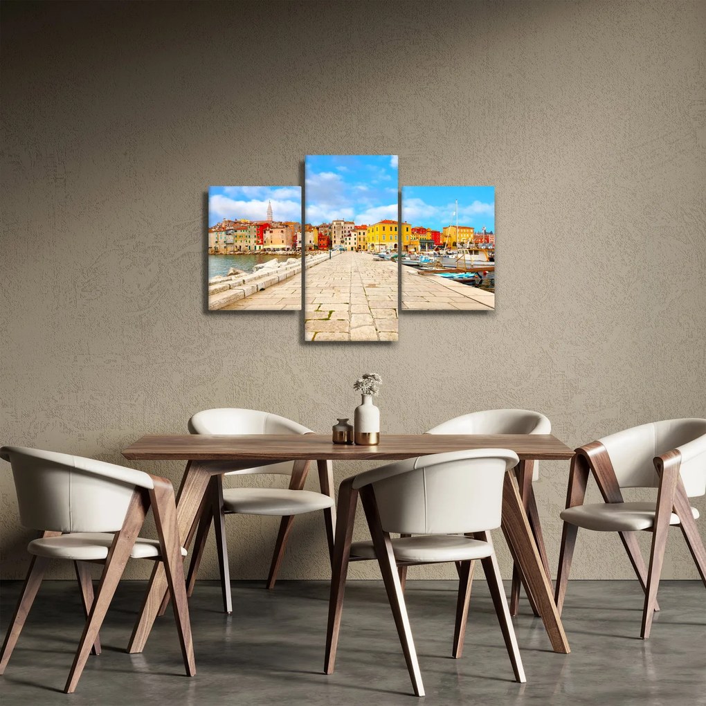 Obraz - Staré istrijské mesto v Poreči, Chorvátsko (90x60 cm)