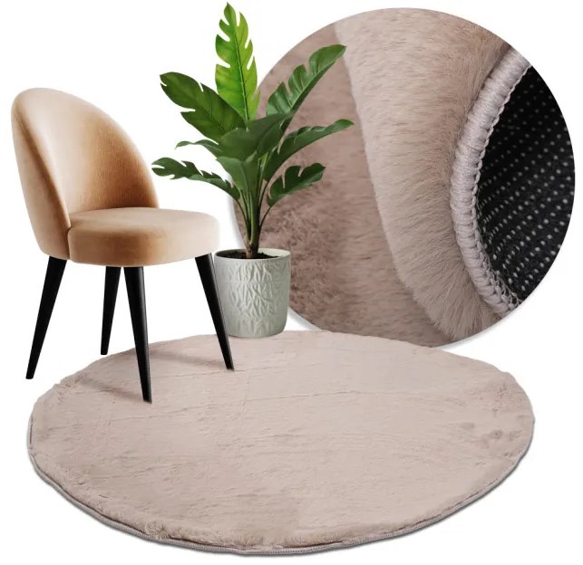 Koberec Rabbit 17 BEIGE kruh