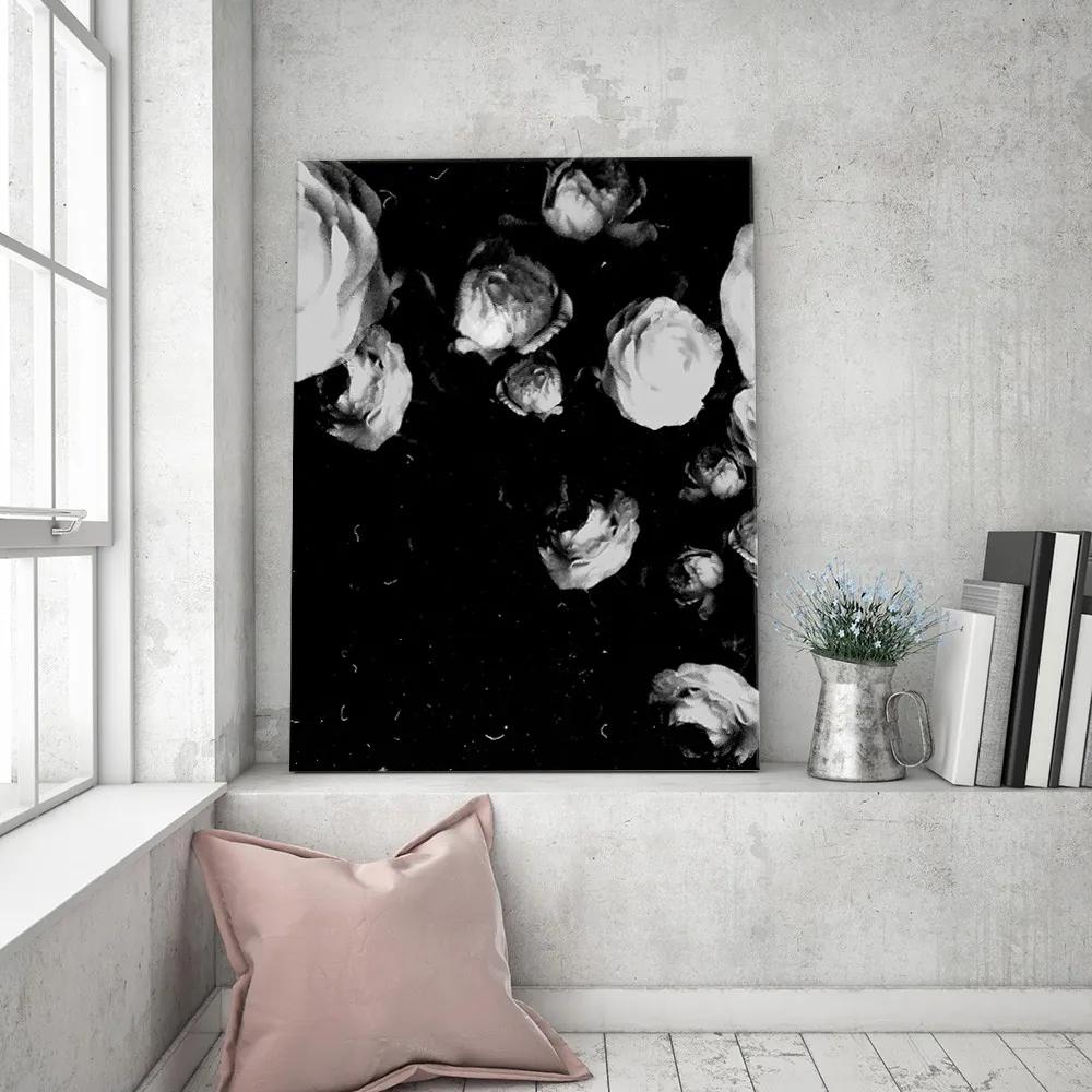 Gario Obraz na plátne Čiernobiele pivonky - Dmitry Belov Rozmery: 40 x 60 cm