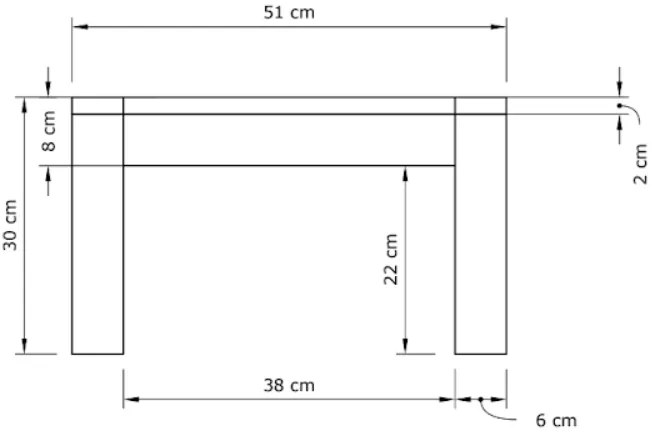 Konferenčný stolík MEXICO 02 z masívu