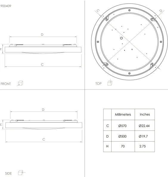Eglo 900409 -LED RGBW Stmievateľné stropné svietidlo MONTEMORELOS-Z LED/34,5W/230V