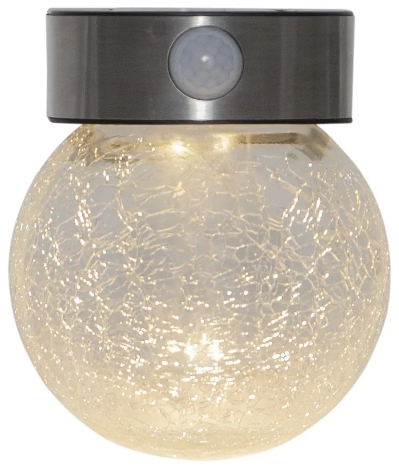 Vonkajšie nástenné solárne LED svietidlo Star Trading Glory, výška 14,5 cm