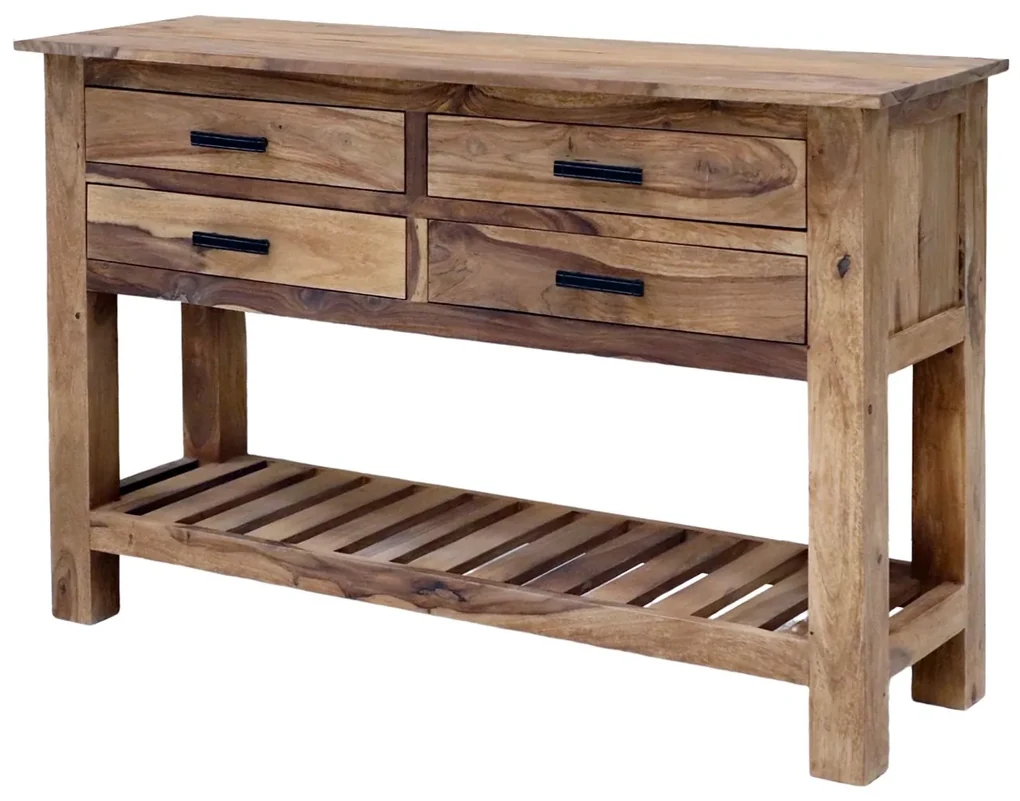 furniture-nabytek.cz - Konzolový stolík drevo palisander 110x35x76