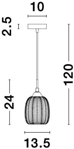 Retro luster Vario 13.5 zlaté