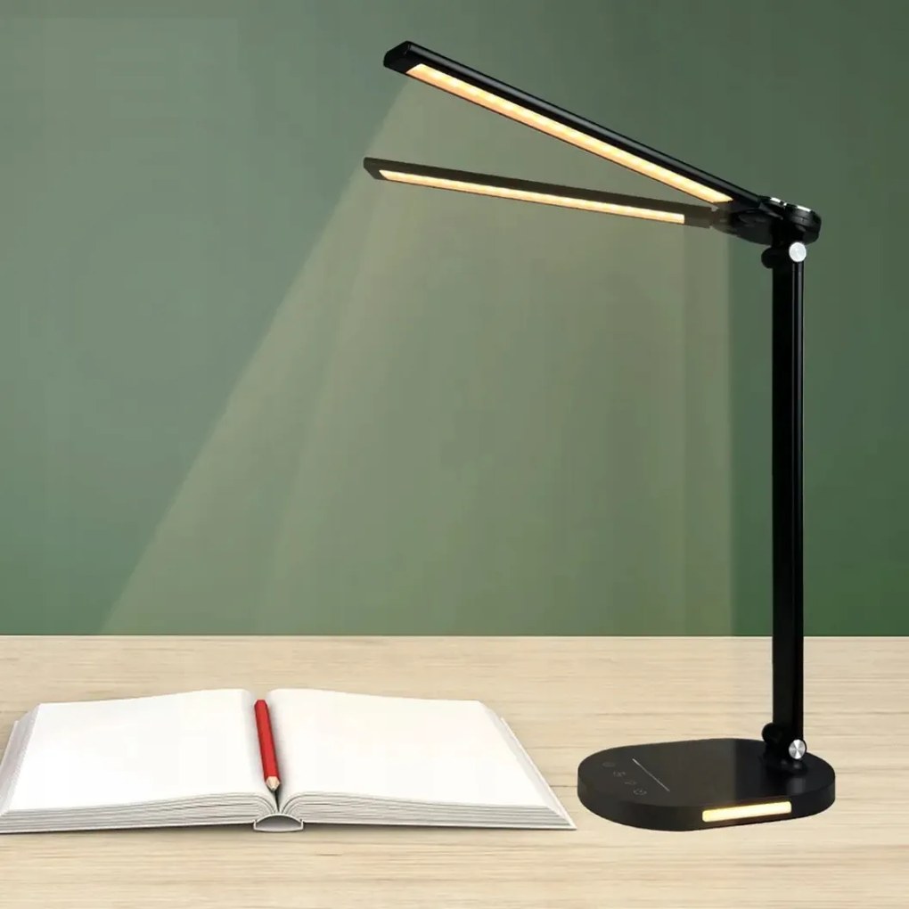 BERGE LED dvojitá stolná lampa 8W - BRUSEL