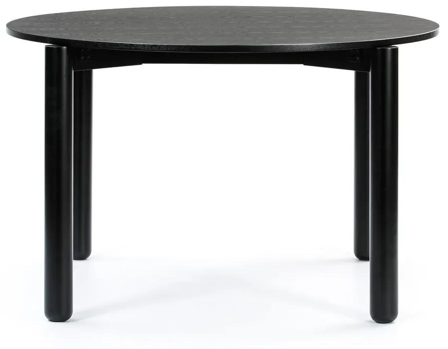 Čierny okrúhly jedálenský stôl Teulat Atlas, ø 120 cm