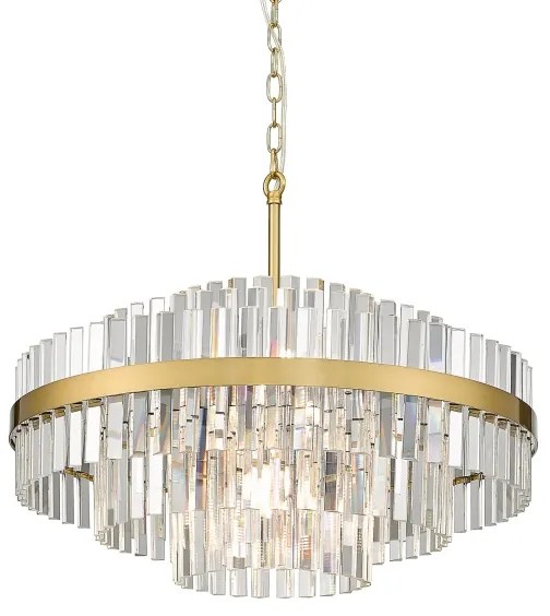 Zuma Line P0567-12A-2GAC - Luster na reťazi CONSTANTINOPLE 12xG9/28W/230V zlatá