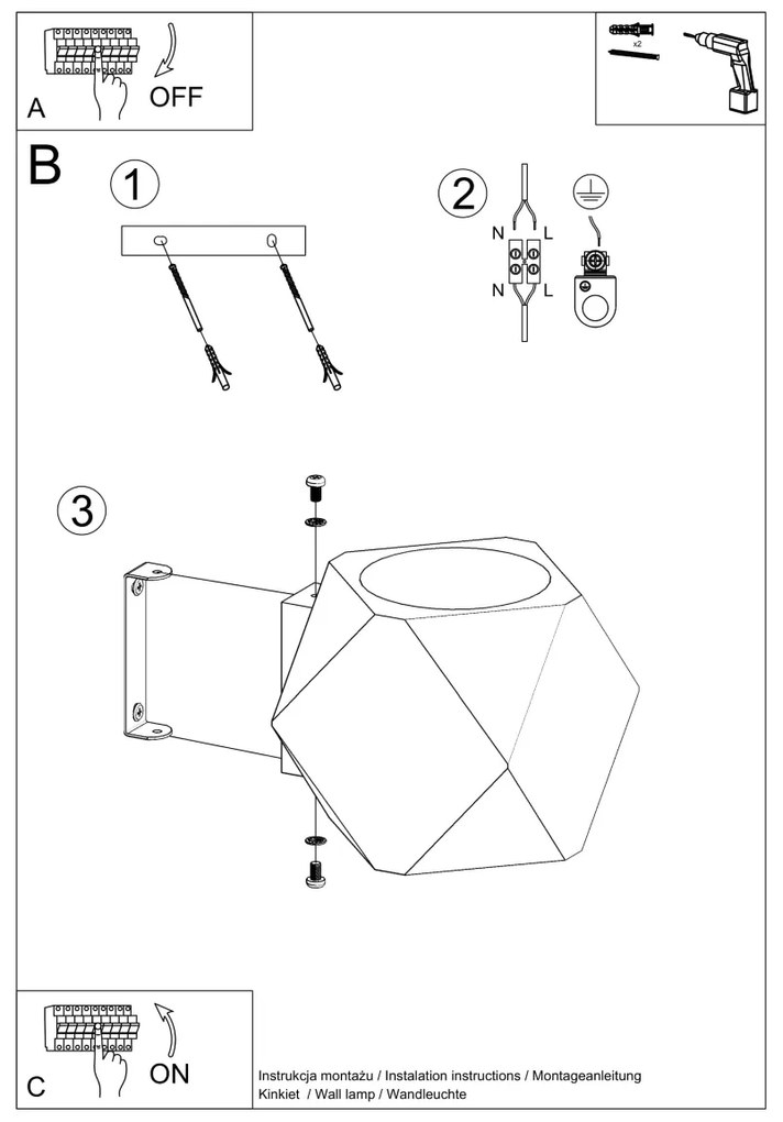 Nástenné svietidlo Woody, 1x drevené tienidlo