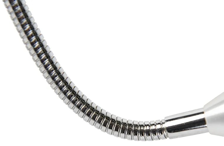 Moderná nástenná lampa biela s flexibilným ramenom - Brescia Combi