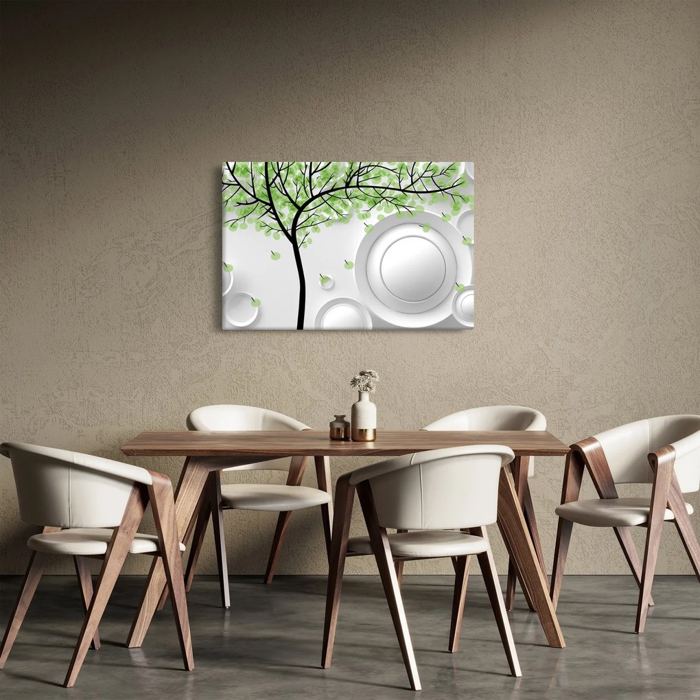 Obraz umelecké abstrakcie (90x60 cm)